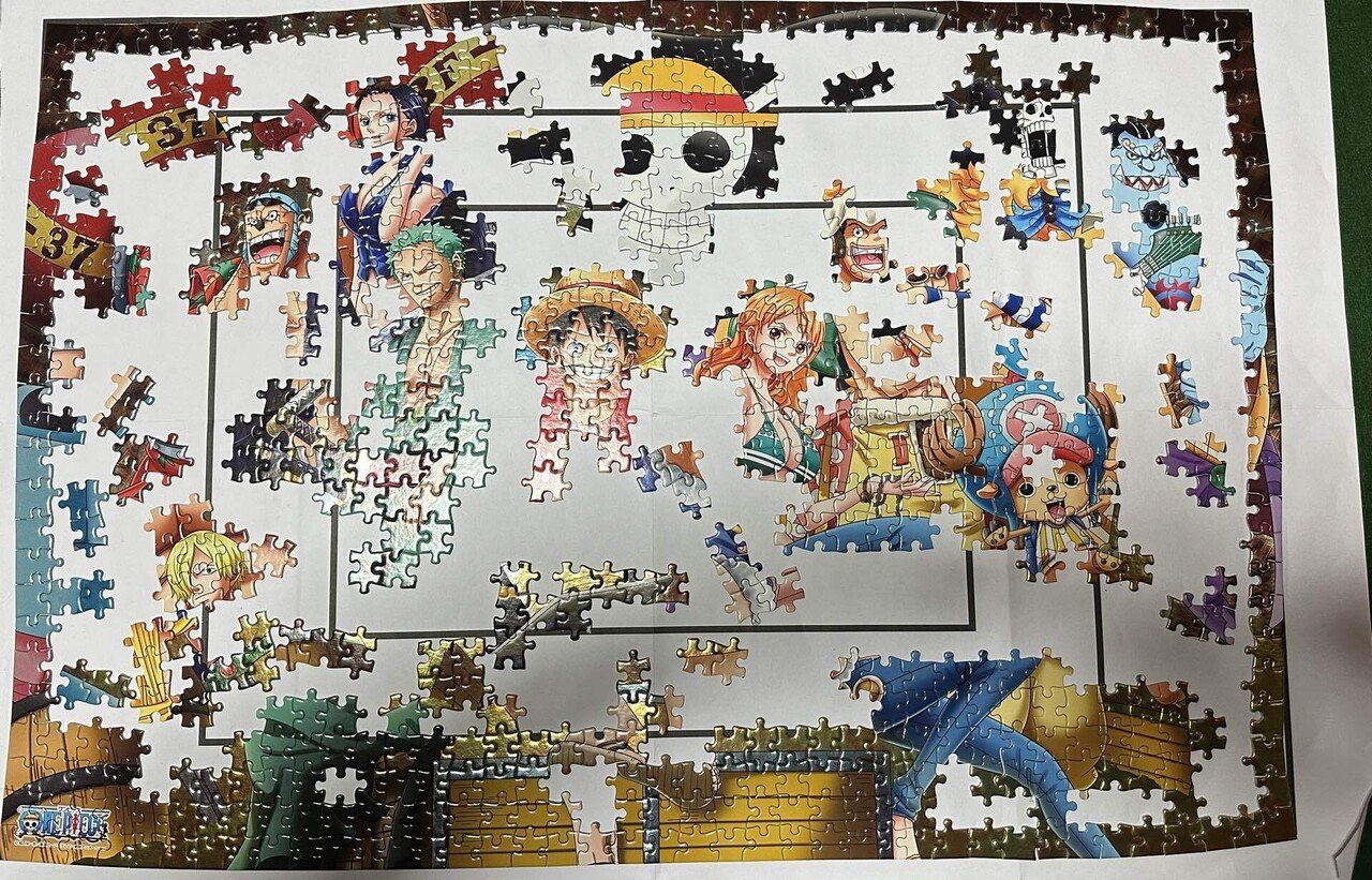 【値下げしました！】ワンピース　2億冊突破記念パズル　非売品 ♯2パズル日記 ONEPIECE おれ達の宝だ!｜りょう