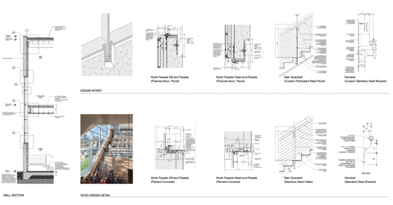 学生の建築ポートフォリオの例