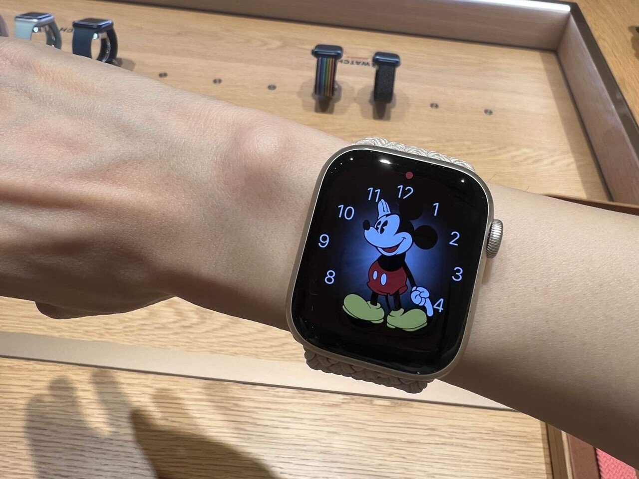 未開封Apple Watch 44mm 45mmとりつけひんステンレス鋼ゴルド