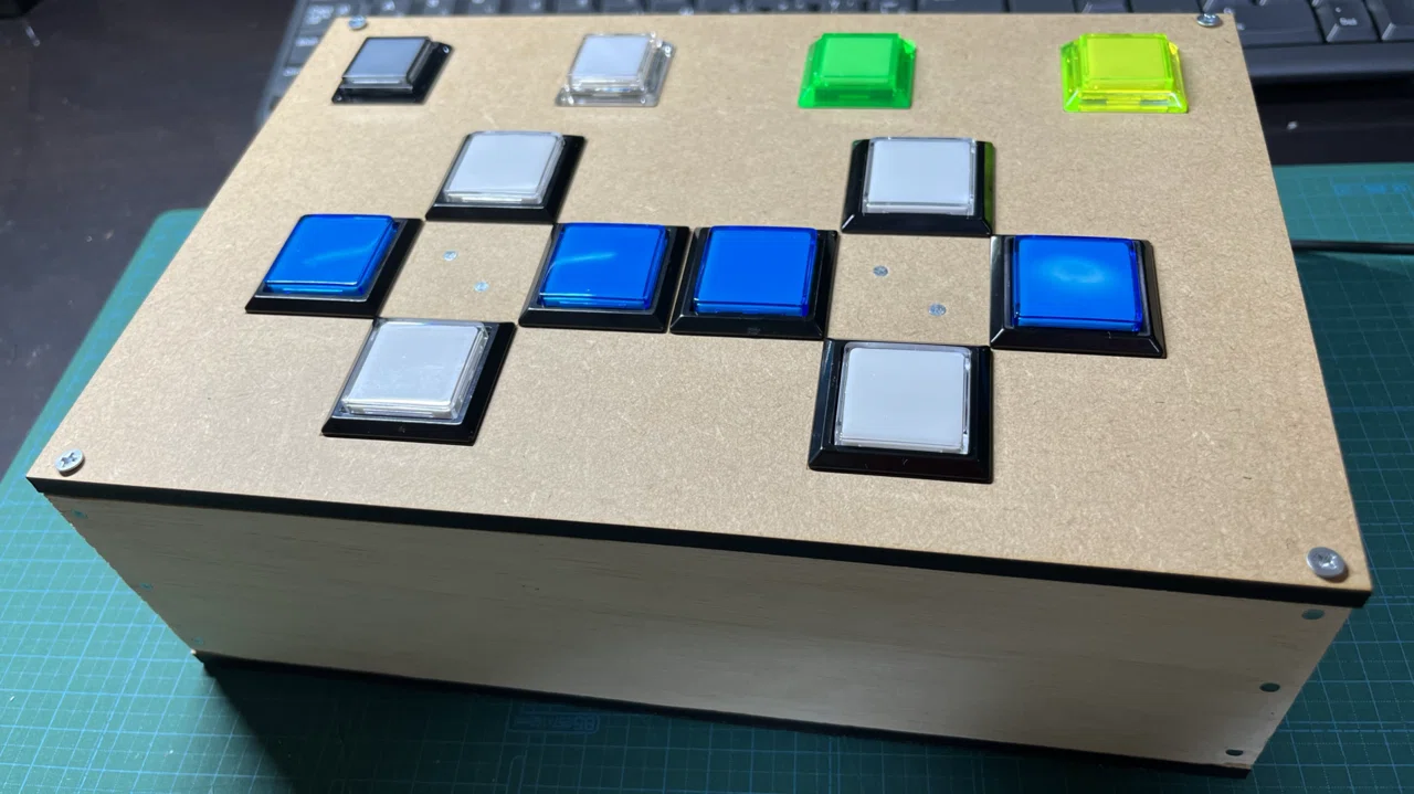 DDR GRANDPRIX用のコントローラー作った(DP編)｜もず