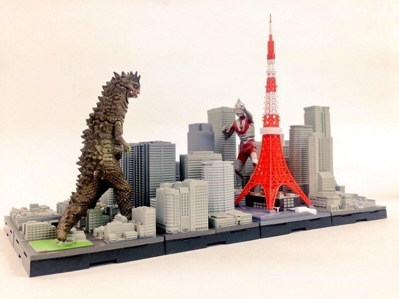 近代都市・東京を再現する拡張型都市開発フィギュア