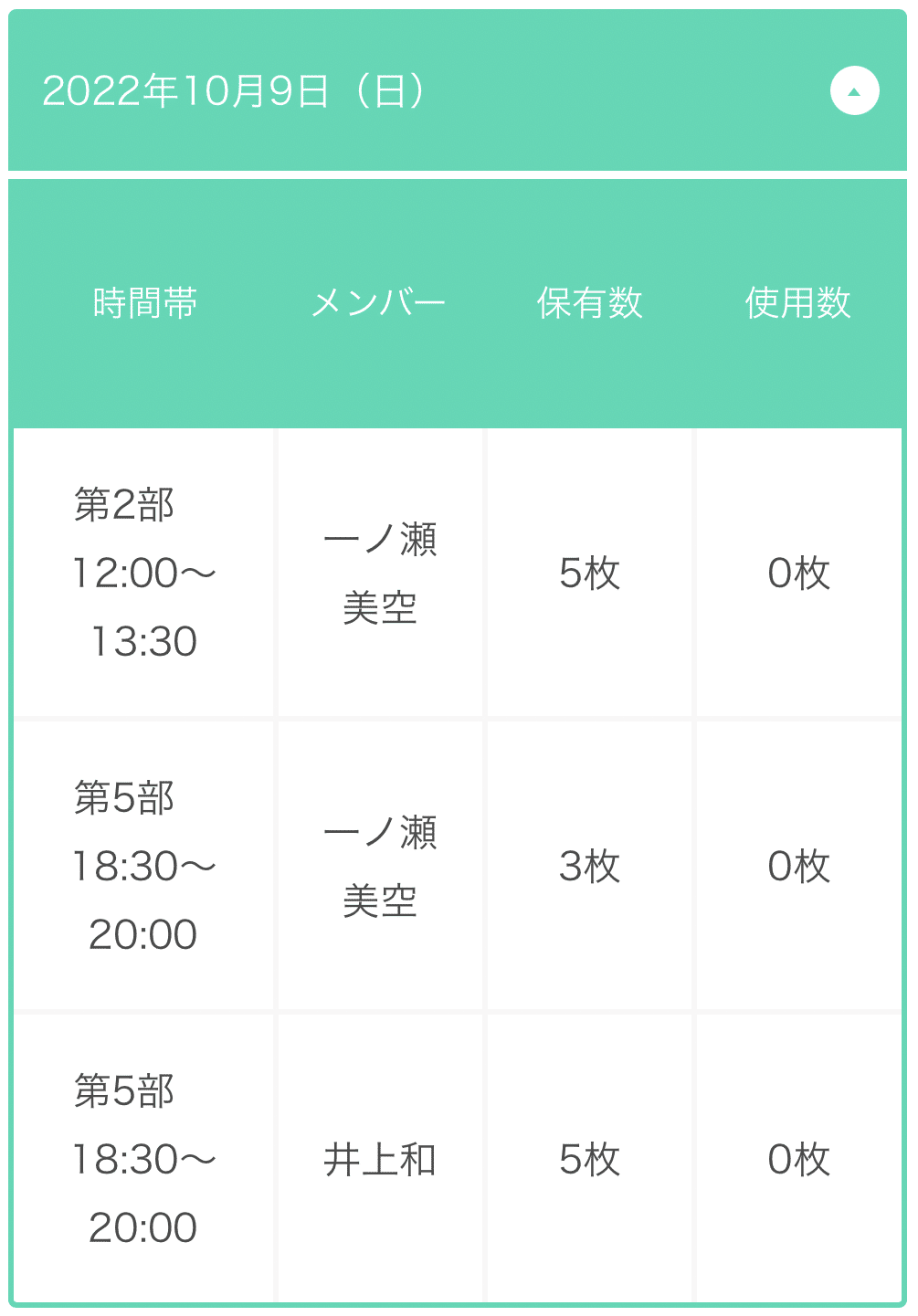 【未使用品】 乃木坂46】30thミーグリ(10/9)｜はっちゃんら〜めん🐙 K-POP/アジア