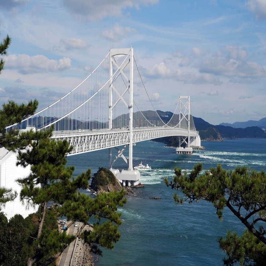 鳴門と渦潮と自転車と Inumos Note