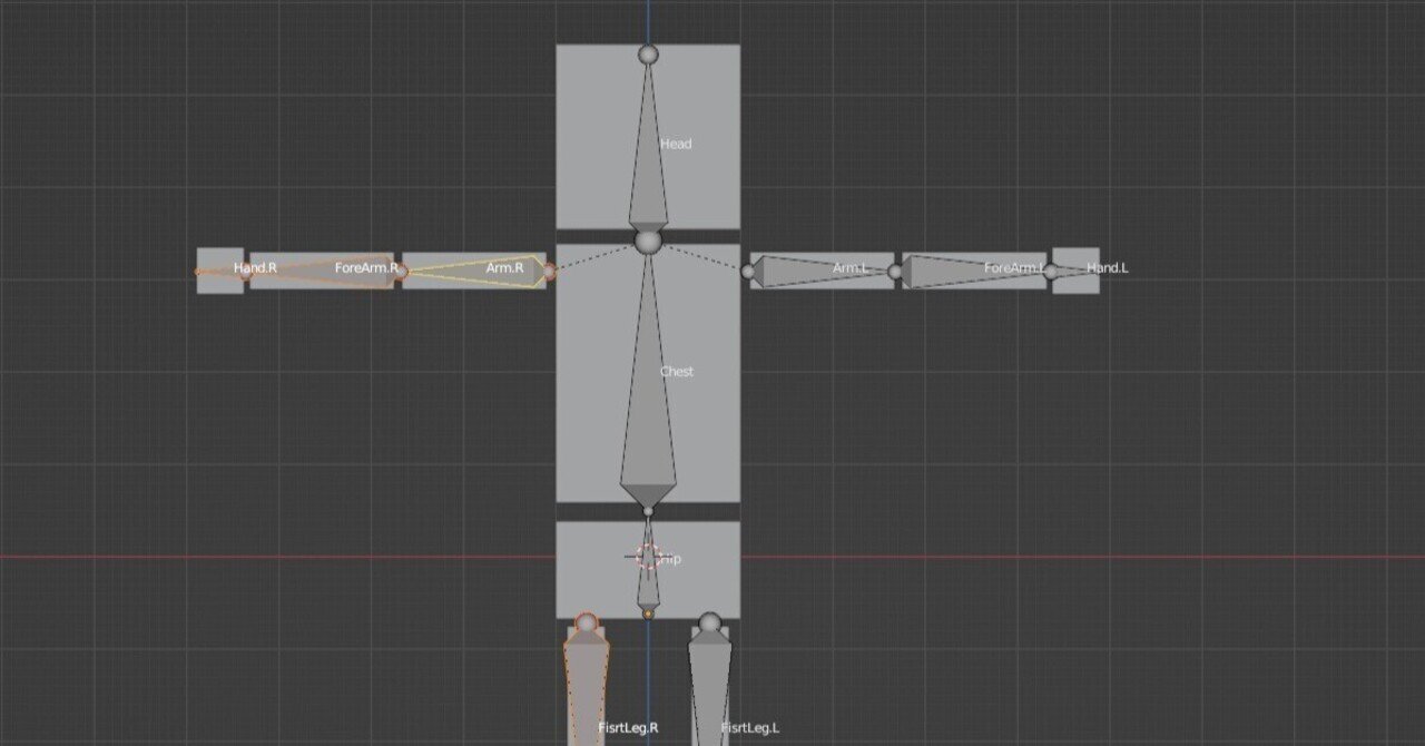 Blender] リギングをしよう｜後藤かいわれ