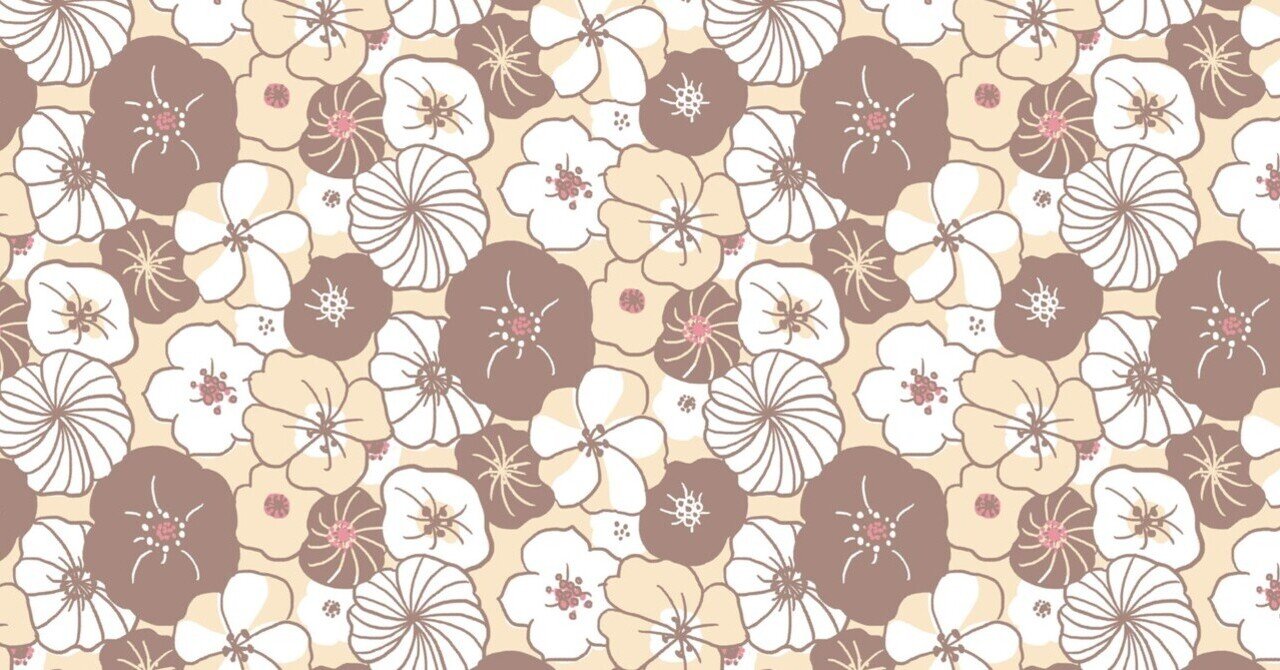 フリー素材 イラスト 紹介 011 花柄第2弾 ゆるとも イラストレーター Note フリー素材 イラスト 紹介 011 花柄第2弾 ゆるとも イラストレーター Note