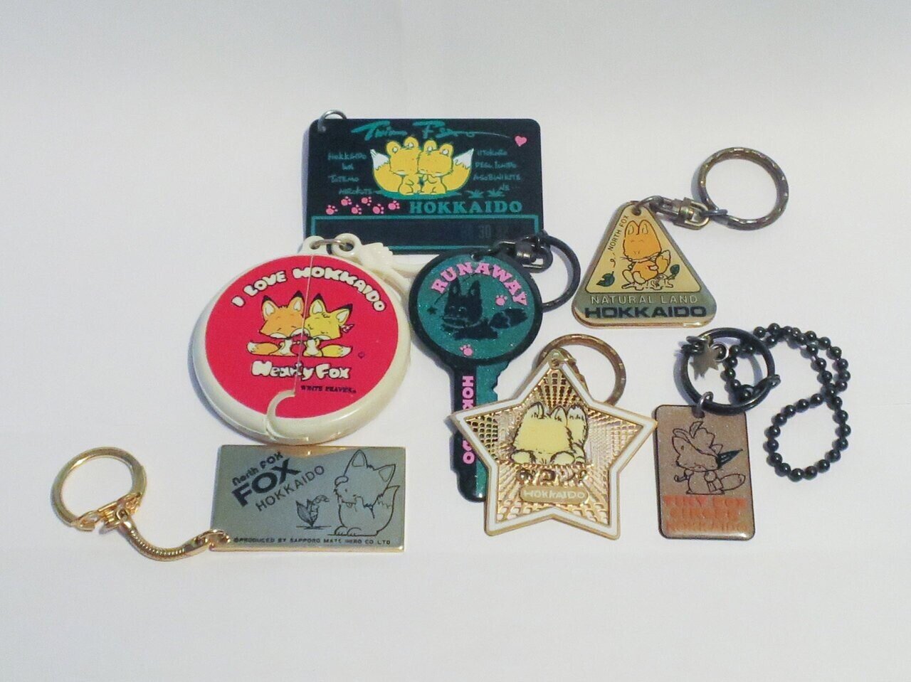 ファンシー絵みやげ バッジ きつね レトロ 懐かしい 【公式通販】