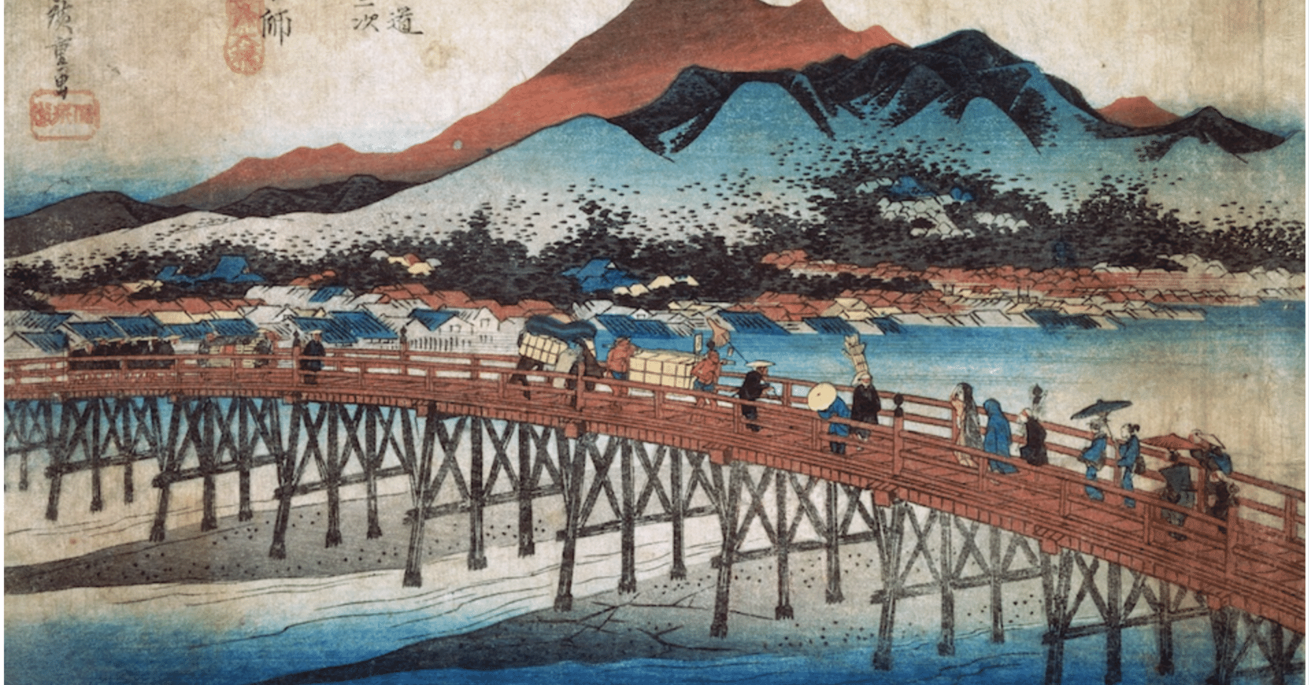京師 三条大橋」−江戸の人にとってどんな京都？−『東海道五十三次