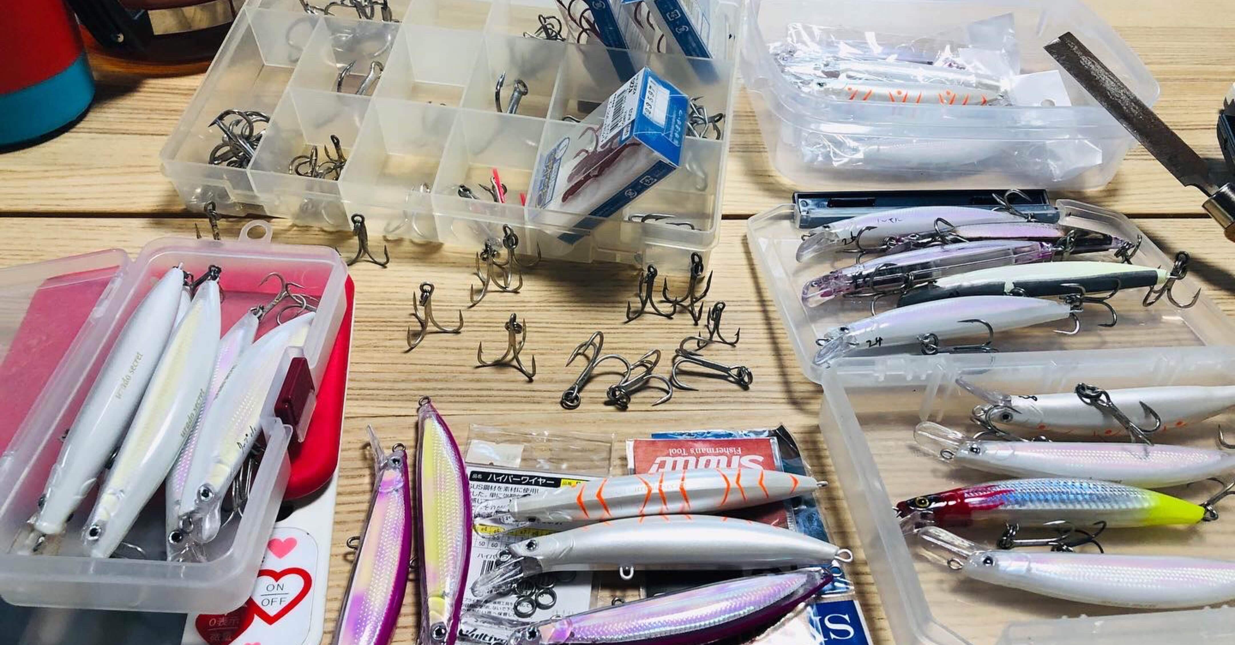 ルアーの本数｜ぺこぺこ