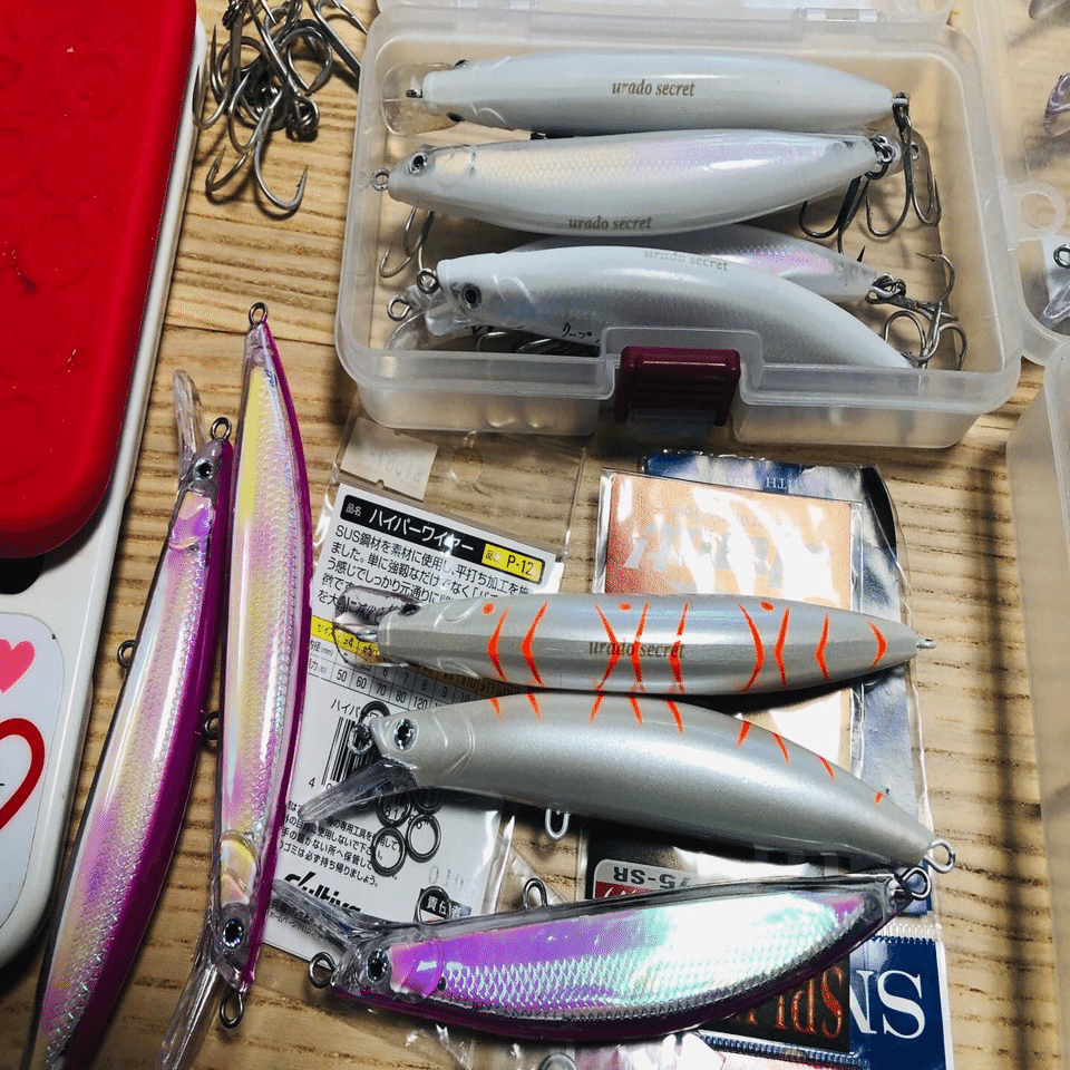 ルアーの本数｜ぺこぺこ