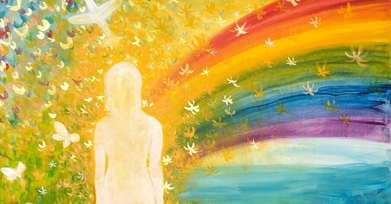 【ハーモニー】絵画 原画 子ども 平和 愛 笑顔 調和 ヒーリングアート 虹 f3499f2fb7a5c3afe7cfd8db02ef2e