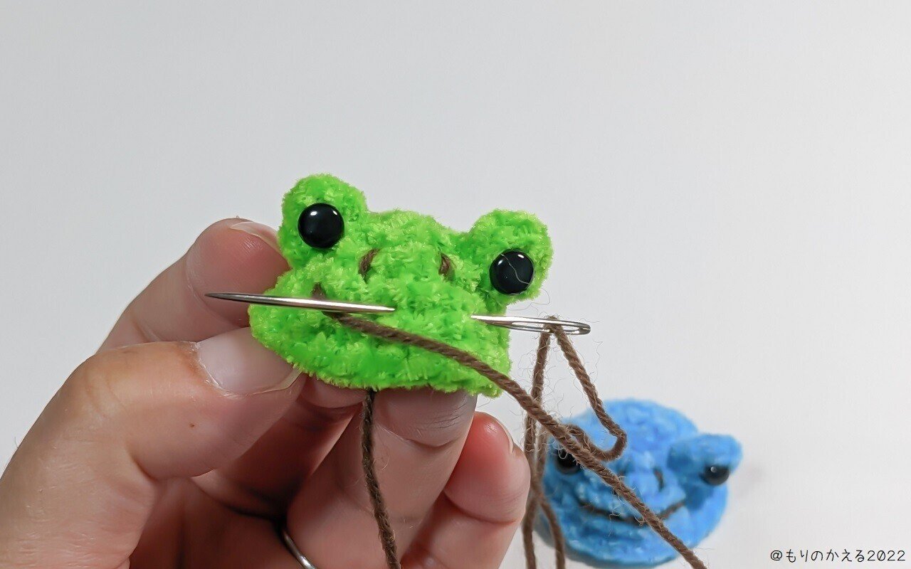 カエル帽 ミニ の作り方 もりの かえる Note カエル帽 ミニ の作り方 もりの かえる Note