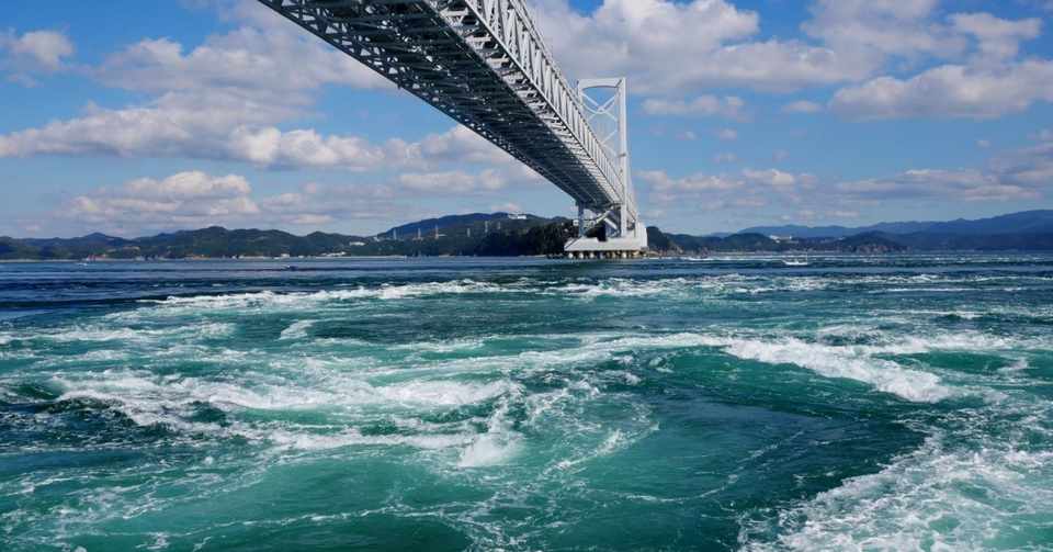 鳴門と渦潮と自転車と Inumos Note