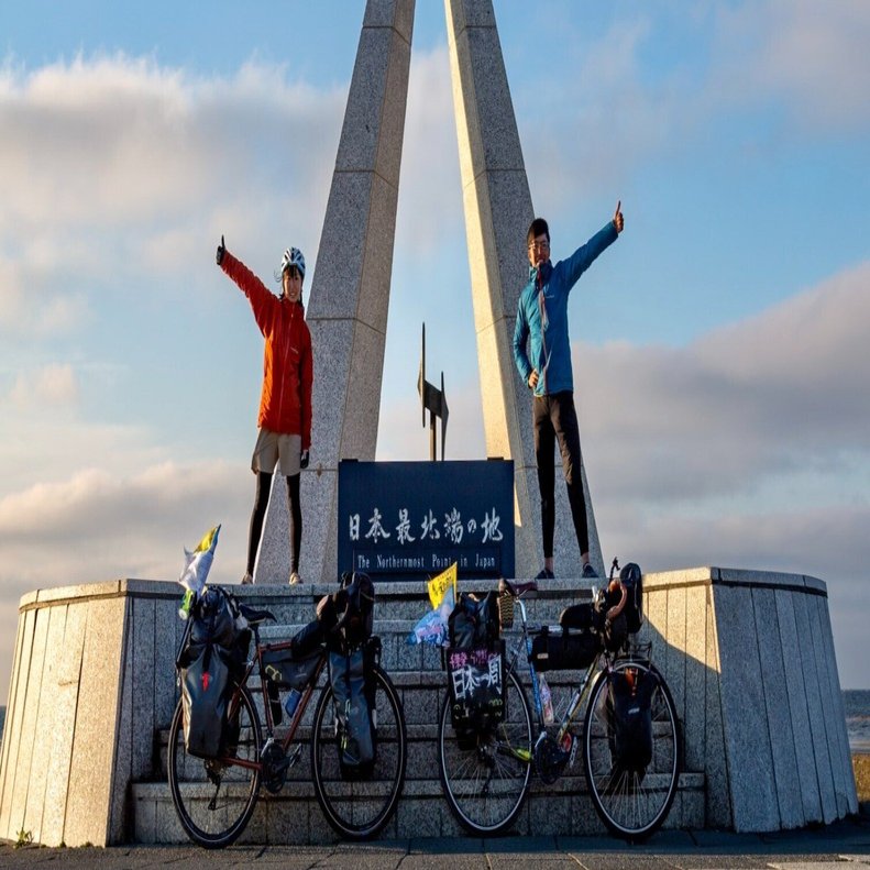 自転車で日本一周中の「なおみ&りょうすけ」さんに会ってきました｜ADPUB
