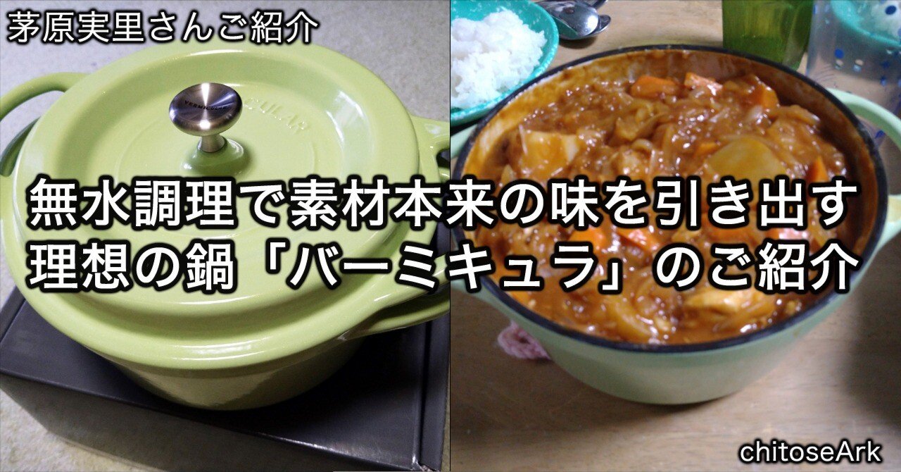 無水調理で素材本来の味を引き出す理想の鍋「バーミキュラ」のご紹介