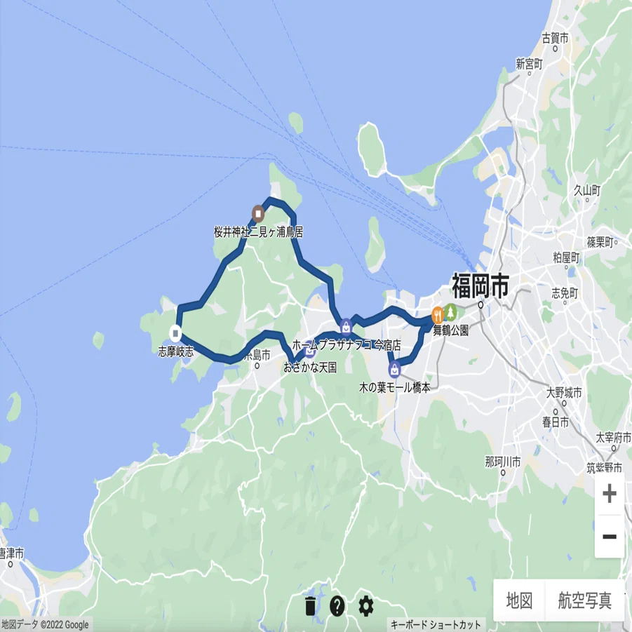 日本一周91日目】日本一周仲間と糸島ツーリング（2022.10.17）｜四股