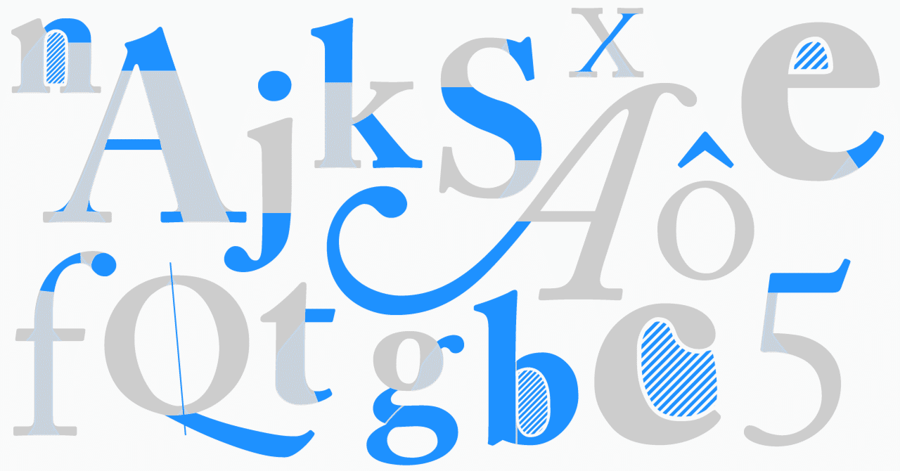 欧文書体解体新書―英語フォントの各エレメントとその名称｜宮里文崇