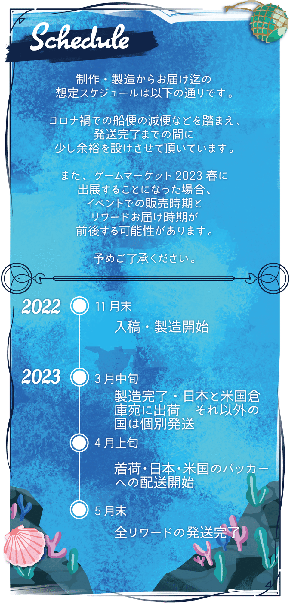 AquaGarden ビーチコーミング拡張セット キックスターターページ