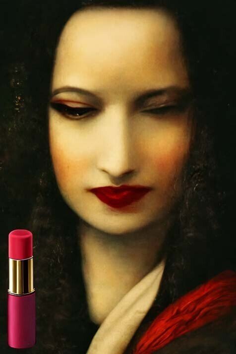 EGC_Mona_Lisa_Close-up_photo_of_face_Bright_red_lips_sitting_wi_18148a9c-5e2c-49a7-8467-316fc1d215b7 のコピー