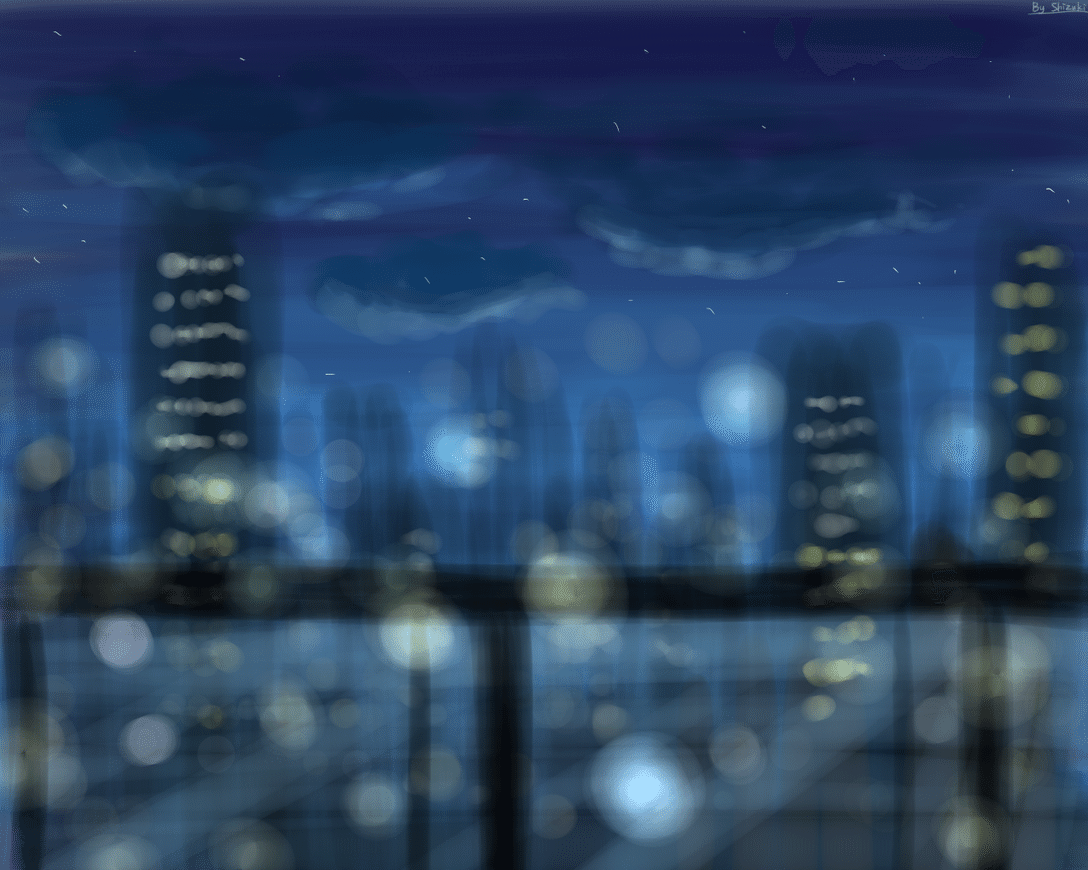 Aiに描いてもらった絵を参考にして 自力で一から描いた夜景絵 そのまんま使って自作発言とかするのは絶対ダメだけど アイデア探しや苦手な物描く時の参考にする点ではaiは非常に助かる 詩月 雑多垢 Note
