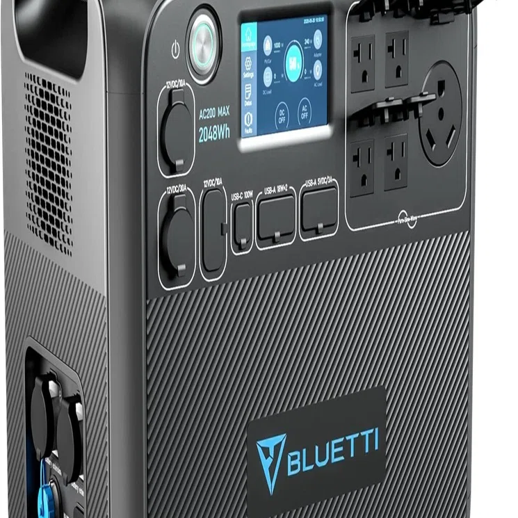 BLUETTI AC200MAX ポータブル電源2200W 2048Wh 未使用（BLUETTI 2023初 