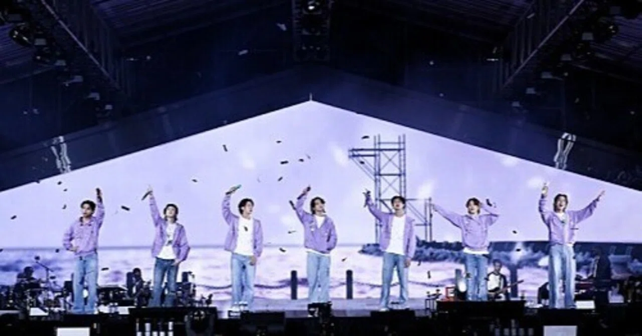 Yet to Come in BUSAN ラキドロ ラキドロ to BTS busan 釜山ライブ限定 