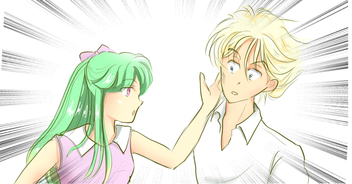 平手打ち@驚き