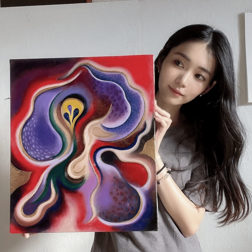 私の抽象画、生活の全て｜仙波さくら