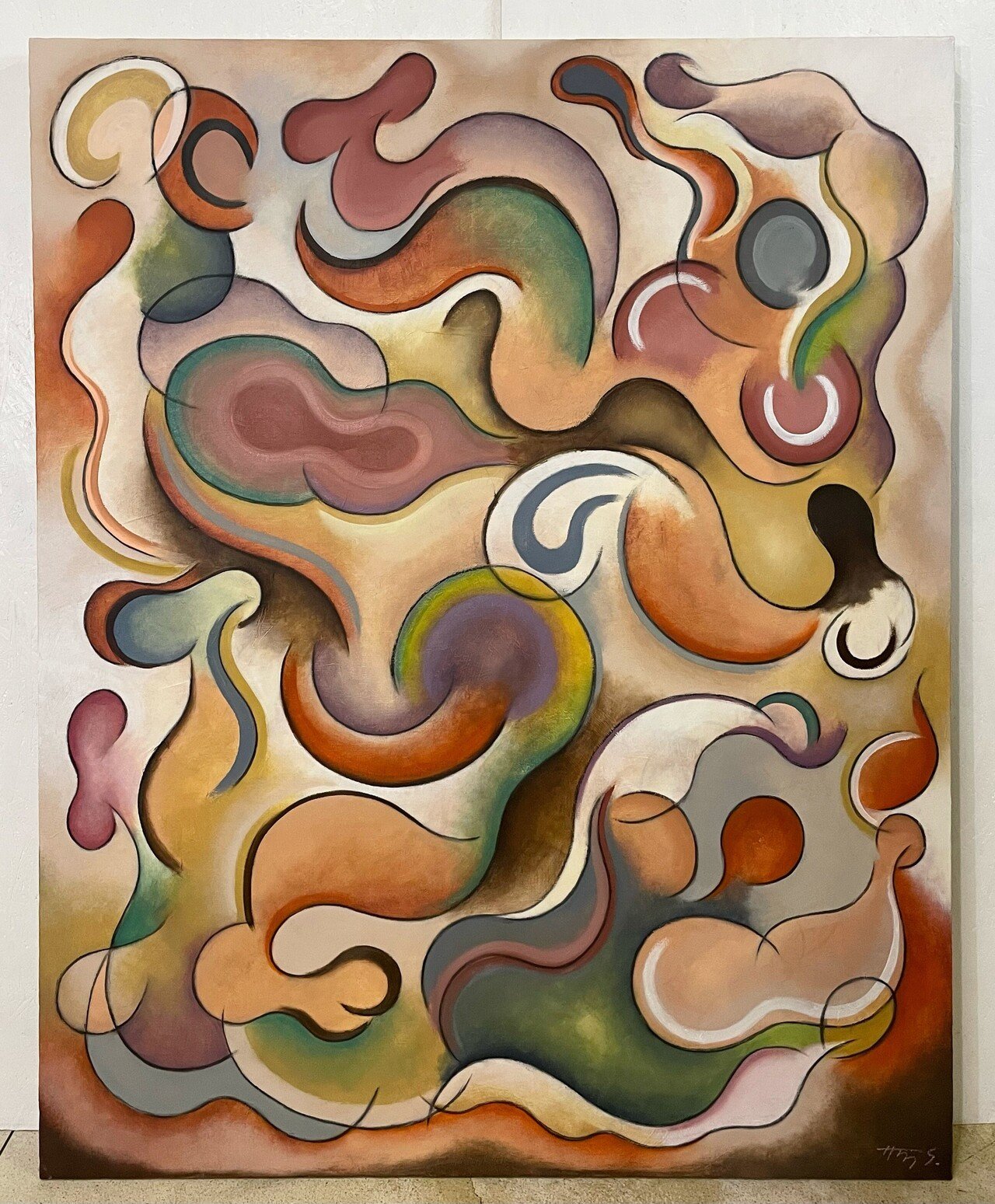 私の抽象画、生活の全て｜仙波さくら