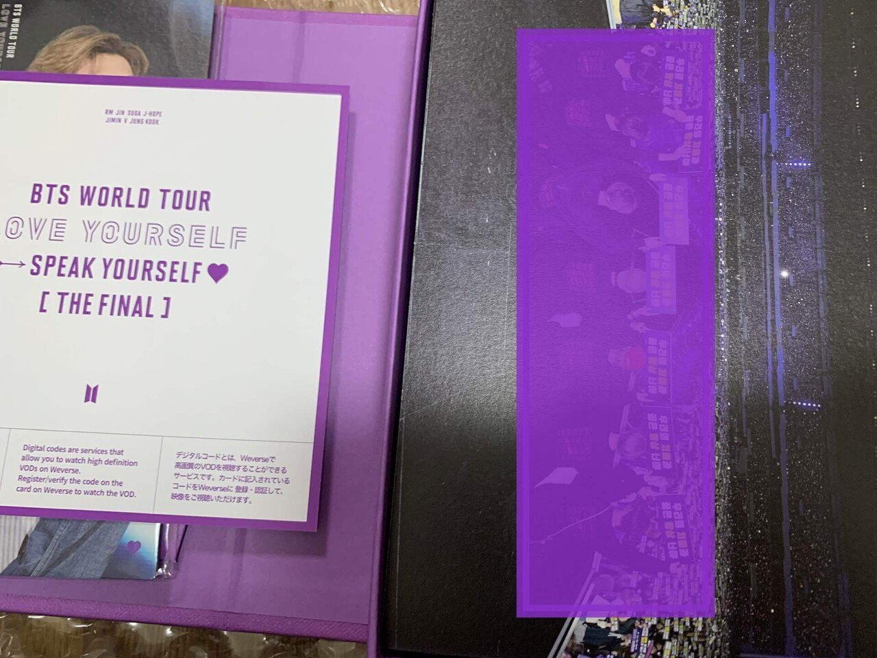 BTS：『LOVE YOURSELF: SPEAK YOURSELF' THE FINAL』が届きました✨｜T