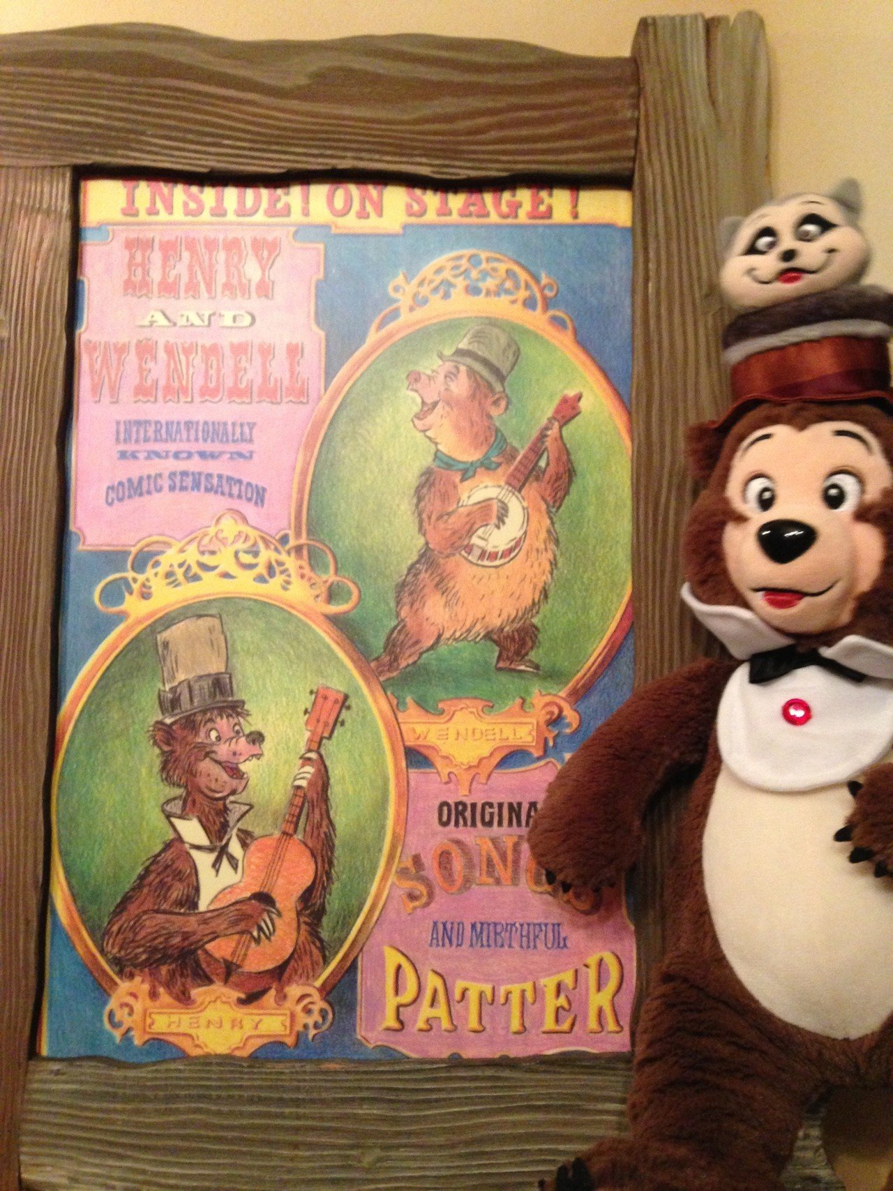 70s USA カントリーベアシアター ラバーフェイス Disney 熊