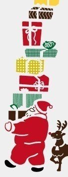 Pinterestで見つけた「クリスマスのイラスト」、トレース練習しました！