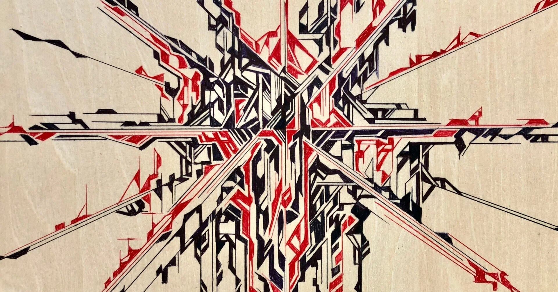 抽象的な線画アート作品 線」は無限の可能性を秘めている｜Ibuki/ドローイングアーティスト
