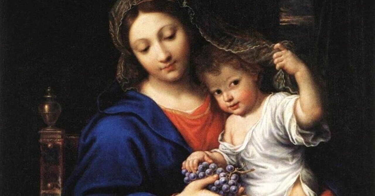 葡萄の聖母」ピエール・ミニャール【ルーヴル美術館の名品150選】30