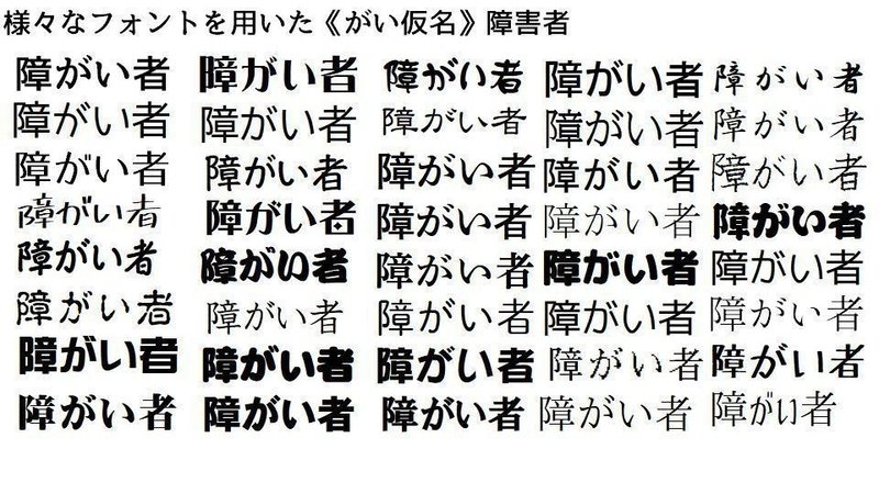 障害者の表記 我々は邪魔者 藤堂俊介 Note