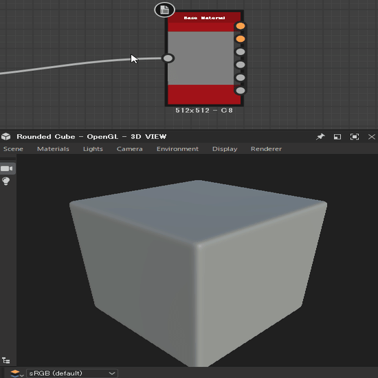 【Substance Designer】入門編・基本設定 Height Map(ハイトマップ)を作るとき、視覚化してクオリティアップしよう