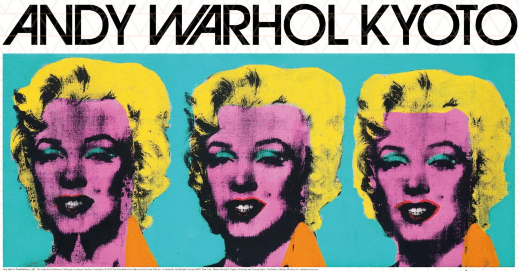 アンディウォーホル　4 水彩画　ブランドオマージュ Andy Warhol（アンディ ウォーホル） Shot Orange Marilyn 1964