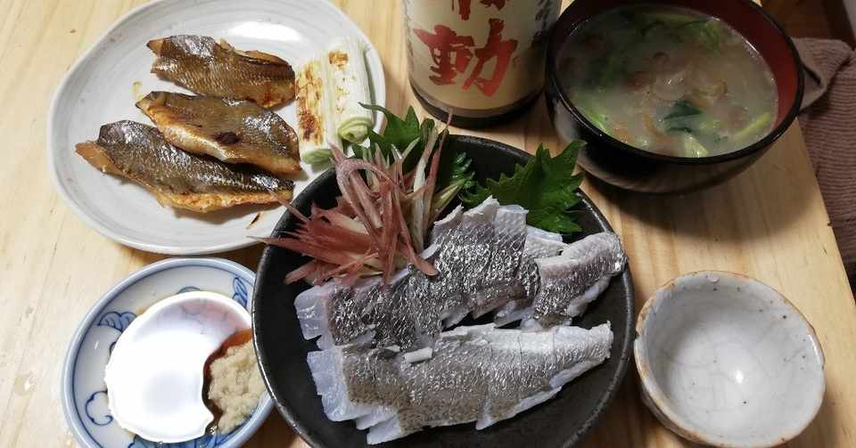東京湾の釣り物シログチ イシモチ を料理 Gim Kondo Note