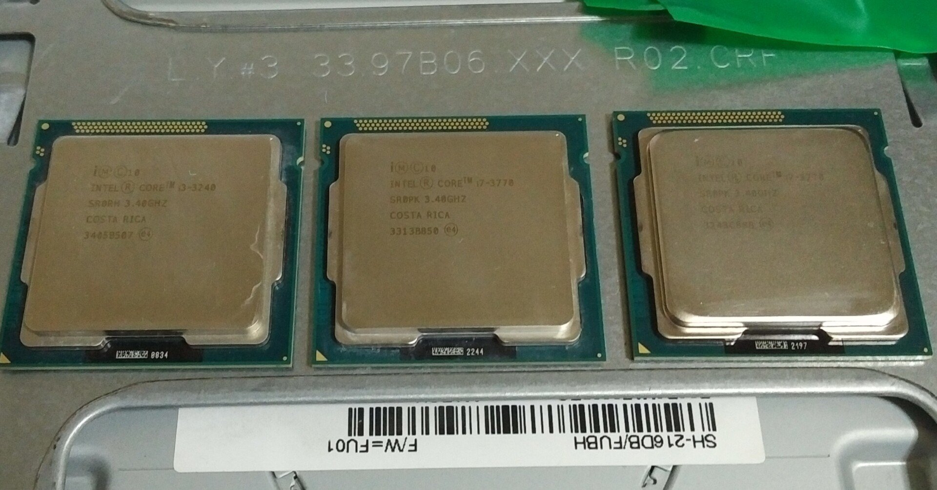 ガジェット：Core i7-3770試験記録 for Win10 32bit・4GB RAM・500GB