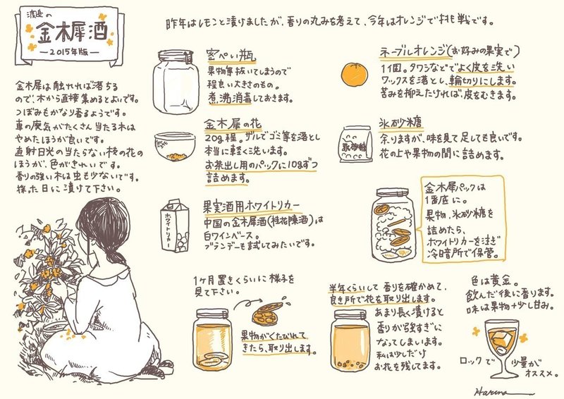 ごきげん通信vol 9 金木犀のお酒 みさき Note