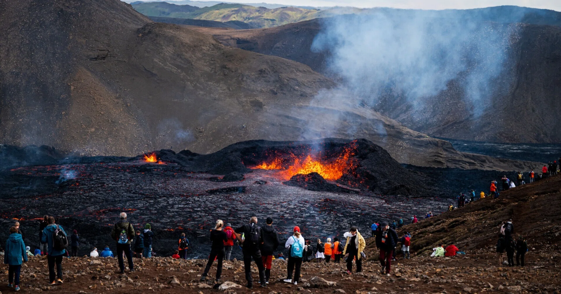 アイスランドから見る風景：vol.21-2 レイキャネス半島での噴火 2022年