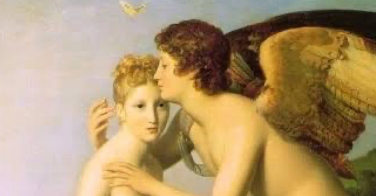 ギリシャ神 誘惑 Zephyr & Psyche ゼファーとプシュケの像 ギリシャ神 誘惑 Zephyr & Psyche ゼファーとプシュケの像
