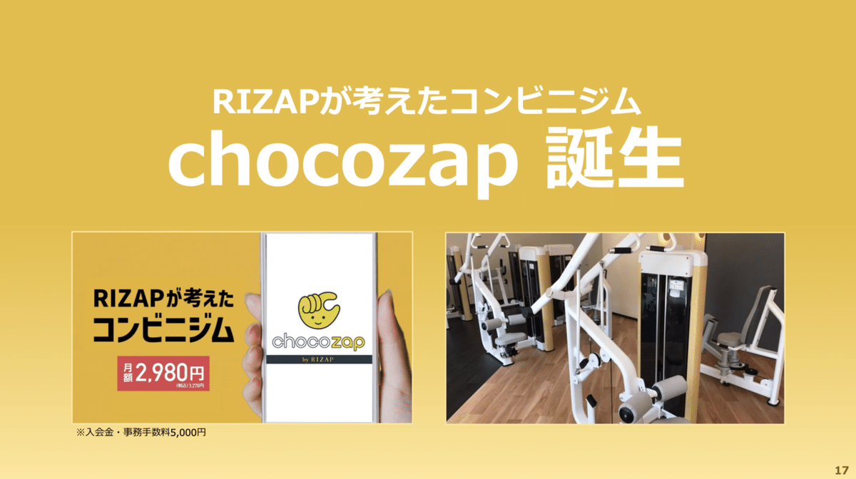 Q. RIZAPの新規事業chocozap、月額2,980円の超低価格の裏にある