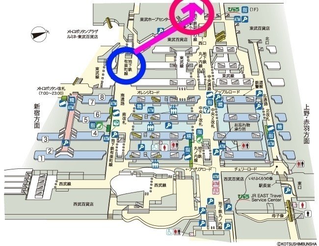 各線改札から 池袋駅c3出口までの道程 方向音痴さんでも大丈夫 Takagipudding Note