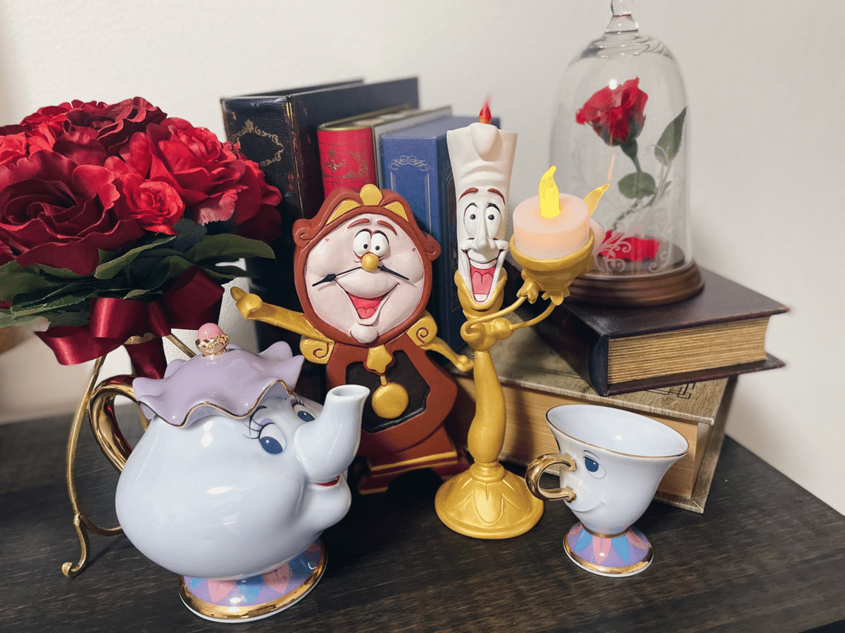 専用WDW 美女と野獣 ルミエール コグスワース ポット夫人 Big フィギュア 1264820705.jpg?1624874034