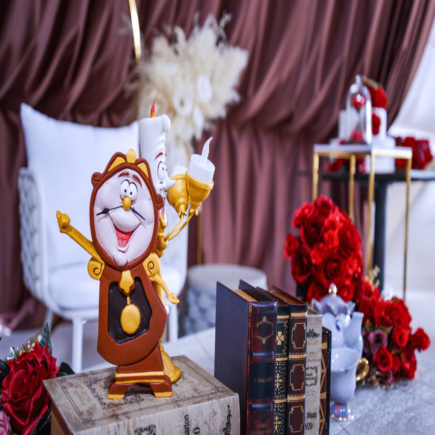 美女と野獣 コグスワース&ルミエールのフィギュアを作りました