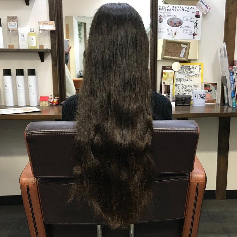 ヘアドネーション 神戸市灘区美容室flower 美容師 大坪 沙椰 Note ヘアドネーション 神戸市灘区美容室flower 美容師 大坪 沙椰 Note