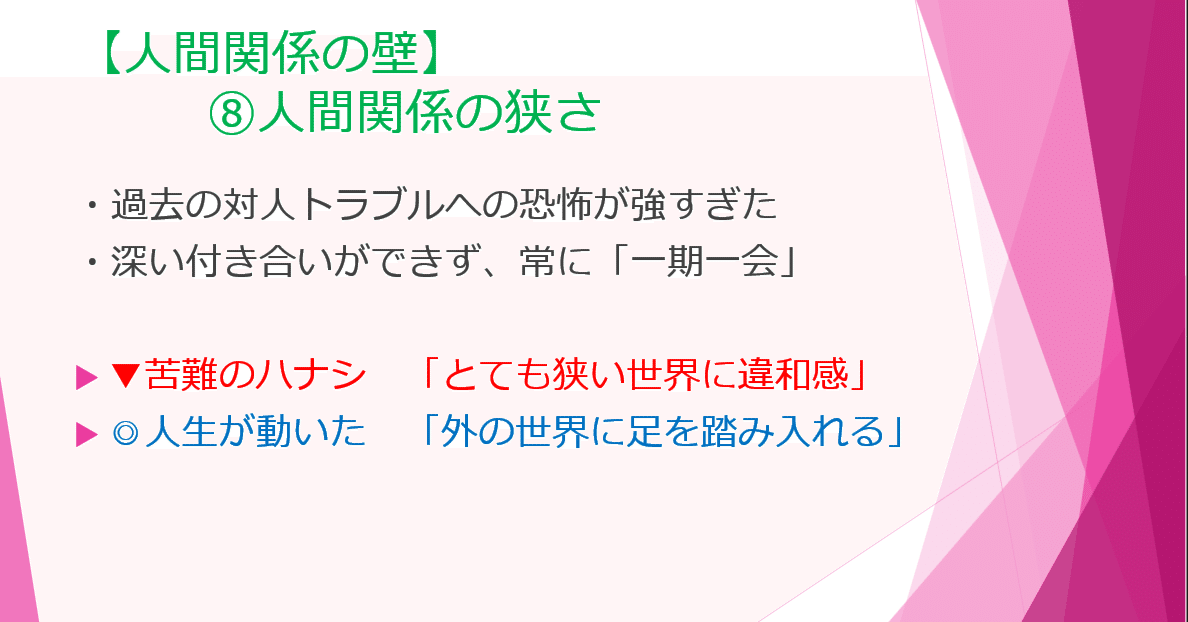 ⑧人間関係の狭さ【 発達障害克服の12枚の壁 】｜伊達和輝