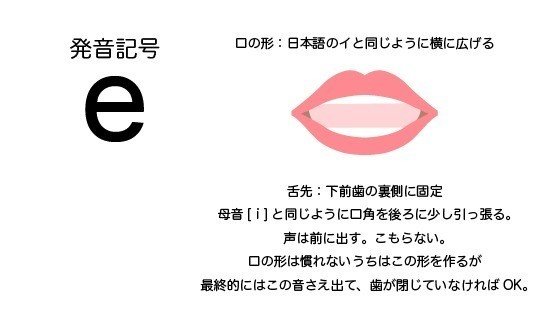 英語母音 E の発音 Marina M Note 英語母音 E の発音 Marina M Note