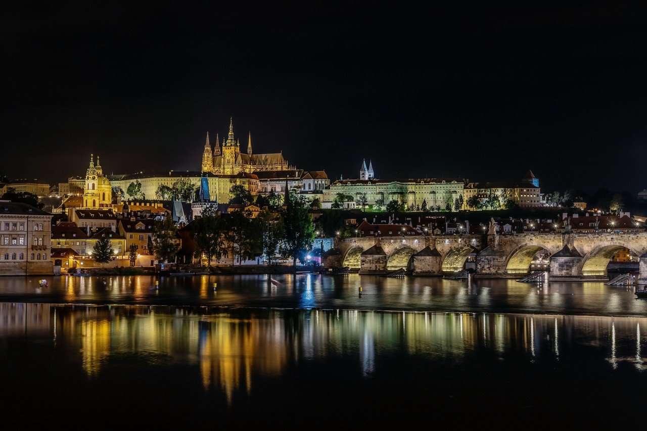 プラハの夜景