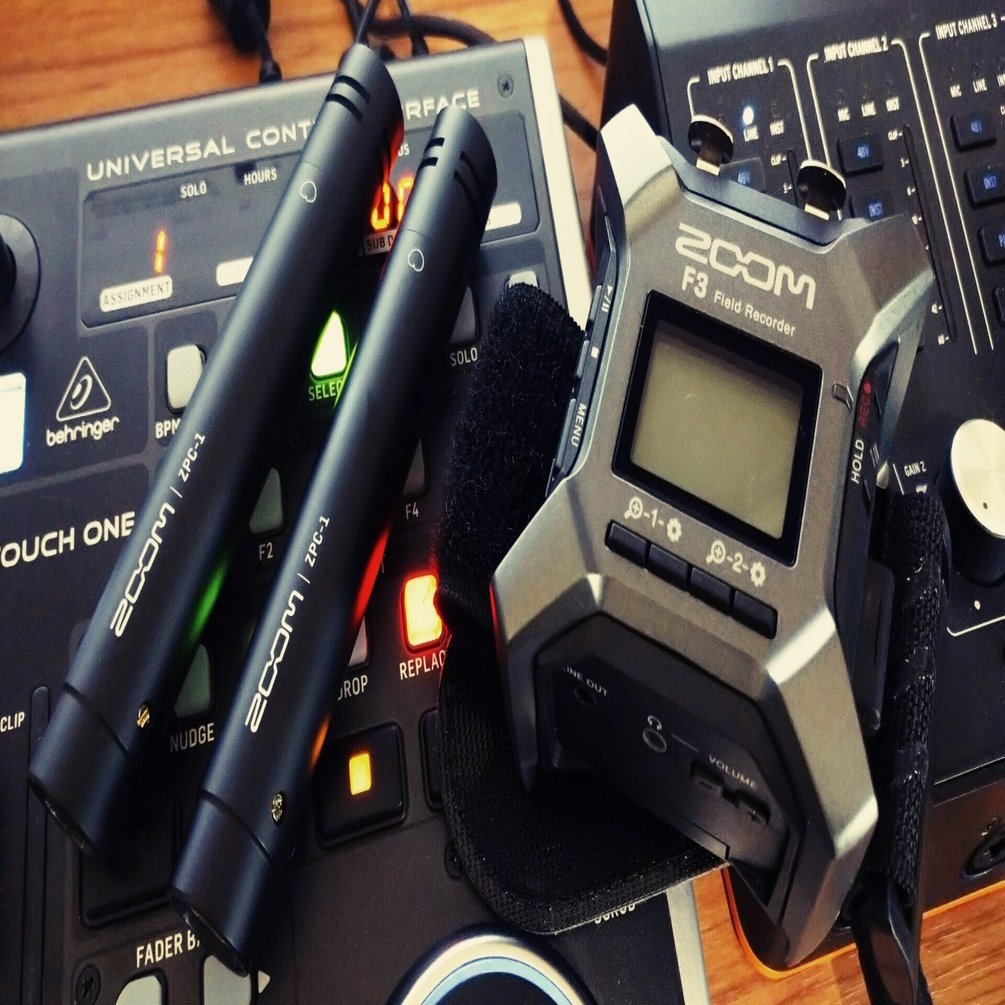 ZOOM ZPC-1&F3 録音レビュー（AB,XY,ORTF,NOSマイク方式別に実験